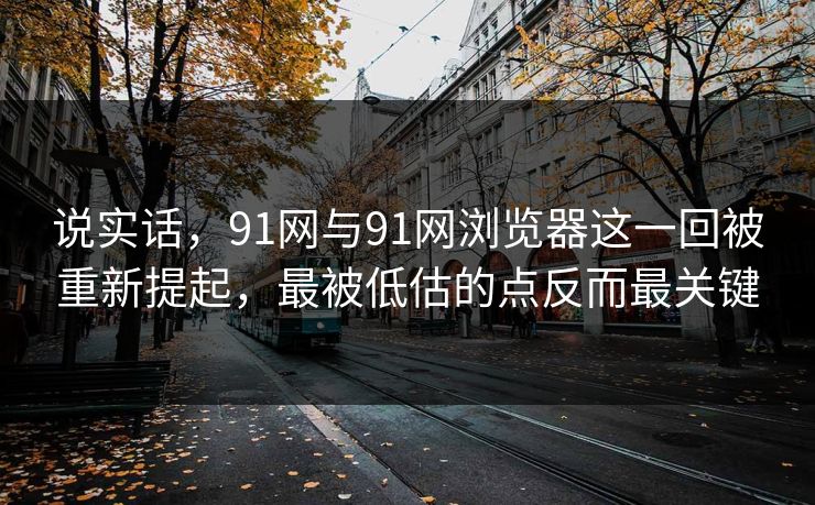 说实话，91网与91网浏览器这一回被重新提起，最被低估的点反而最关键